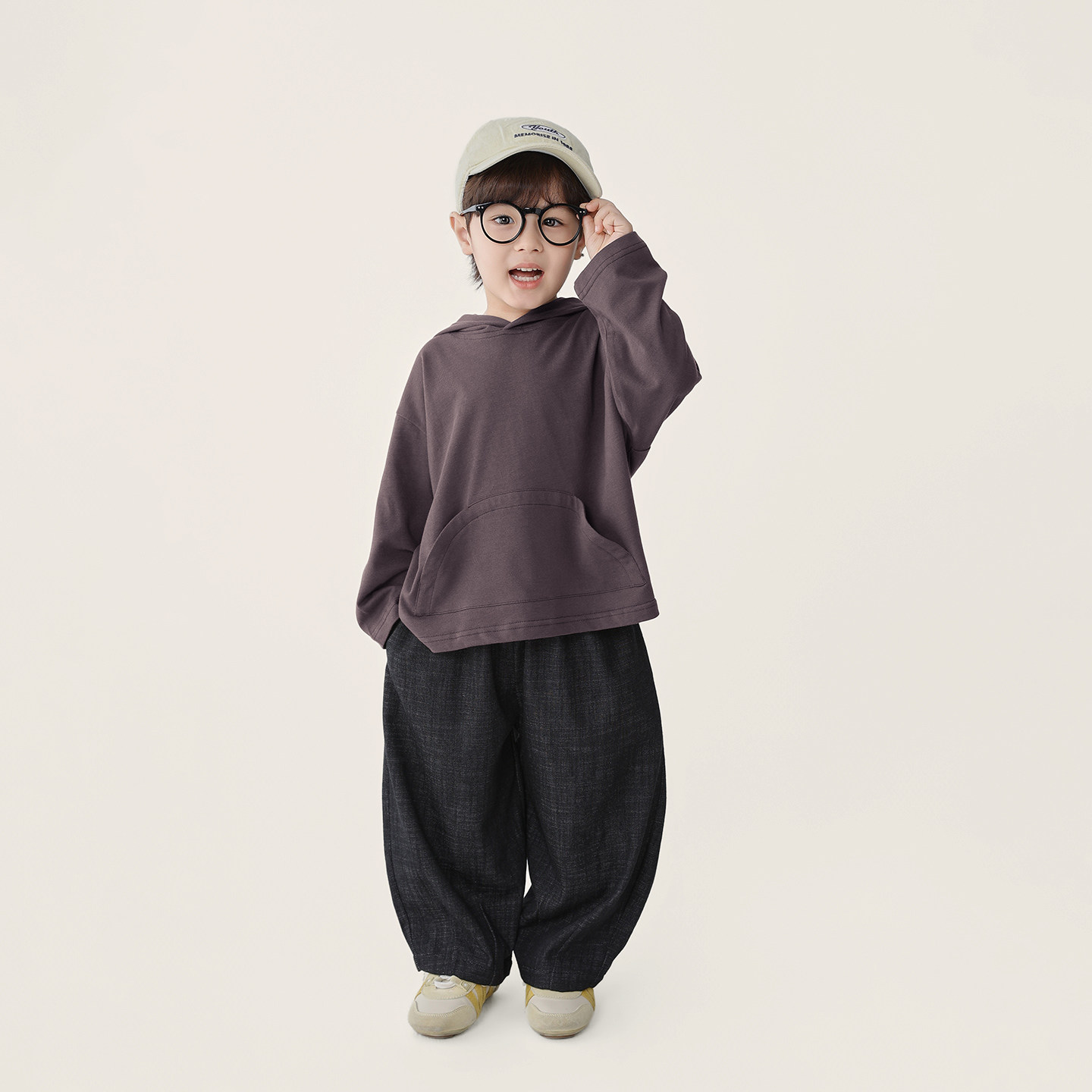 积木城堡男童卫衣秋装2026新款儿童韩版春秋连帽上衣中小童套头衫
