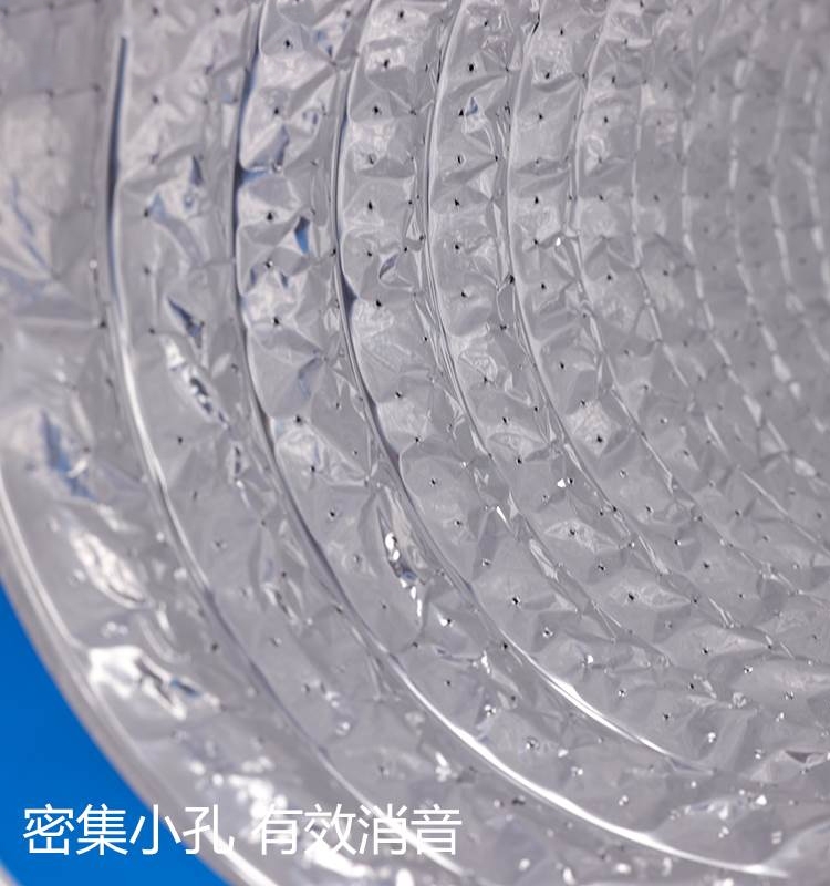 BDR管道风机消音管风新系统配件家用换气扇隔音降8噪器径口PVC4/6