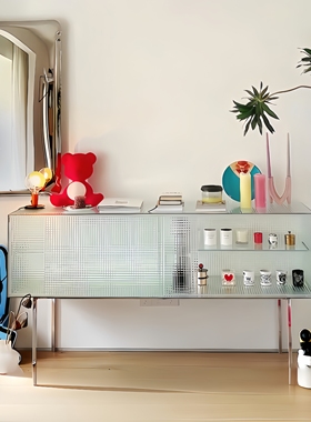 意大利GLAS Commodore同款玻璃餐边柜收纳置物橱柜酒柜展示储物柜