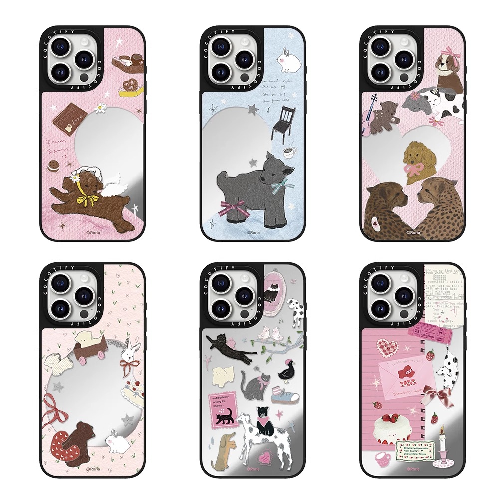 【C家】联名Roria小羊小猫动物手机壳MagSafe磁吸苹果15pro适用iphone16promax情侣款14plus防摔13保护套12硬