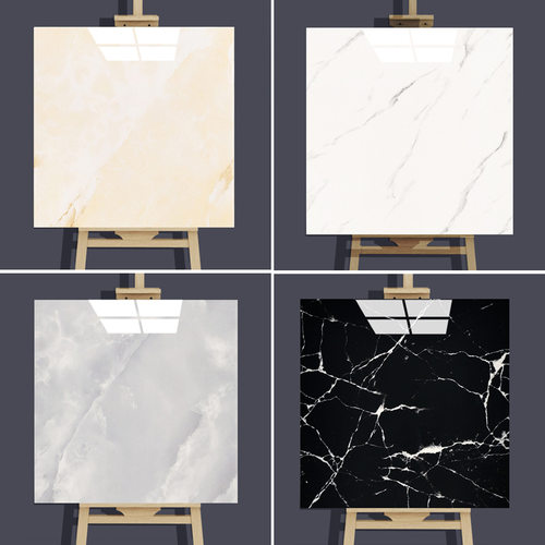 跨境仿大理石瓷砖墙贴自粘外贸