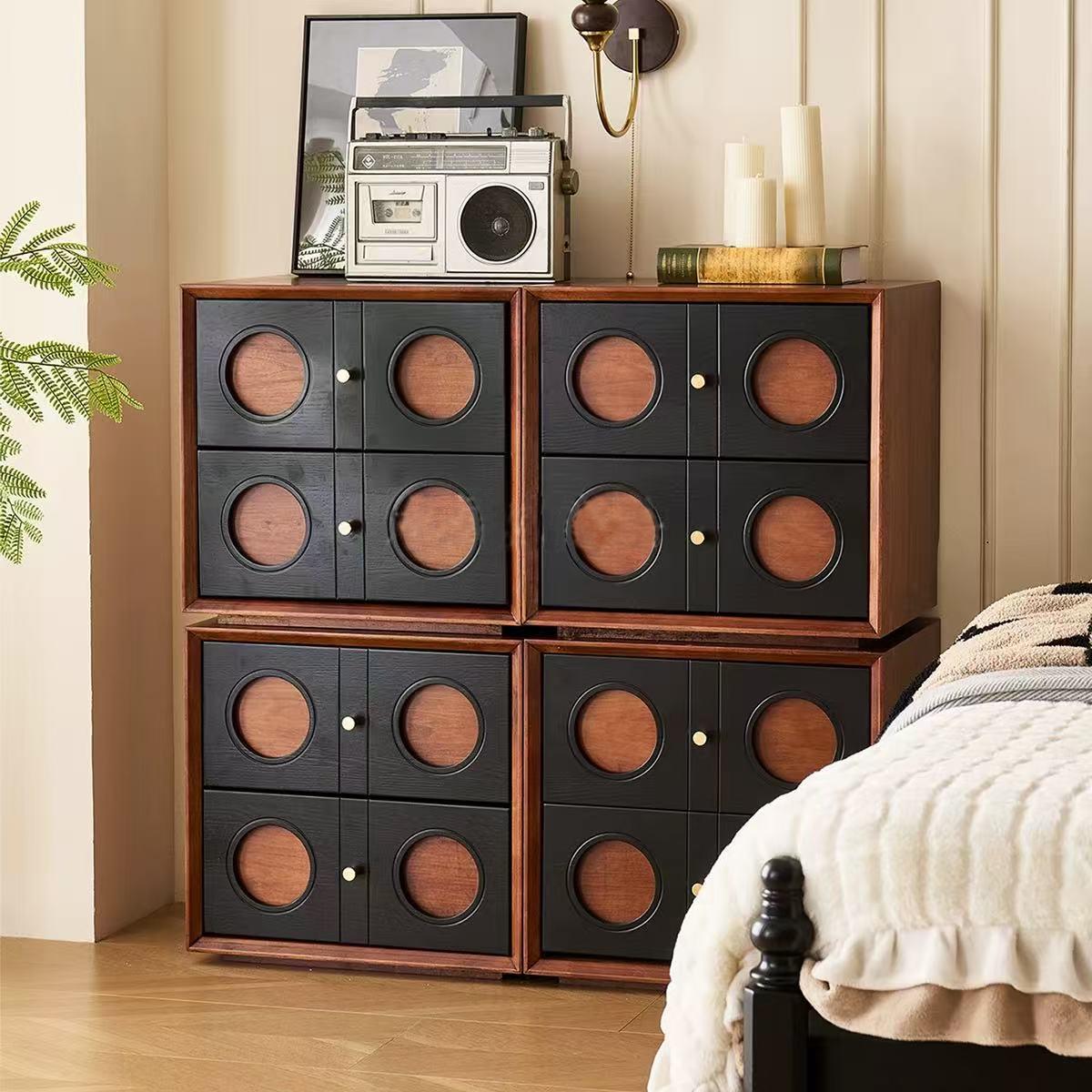 卡拉尔全实木自由模块组合斗柜