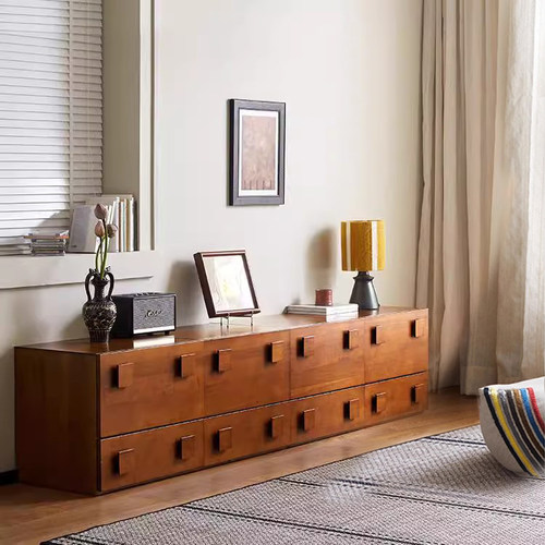 小户型电视机柜组合储物地台北欧