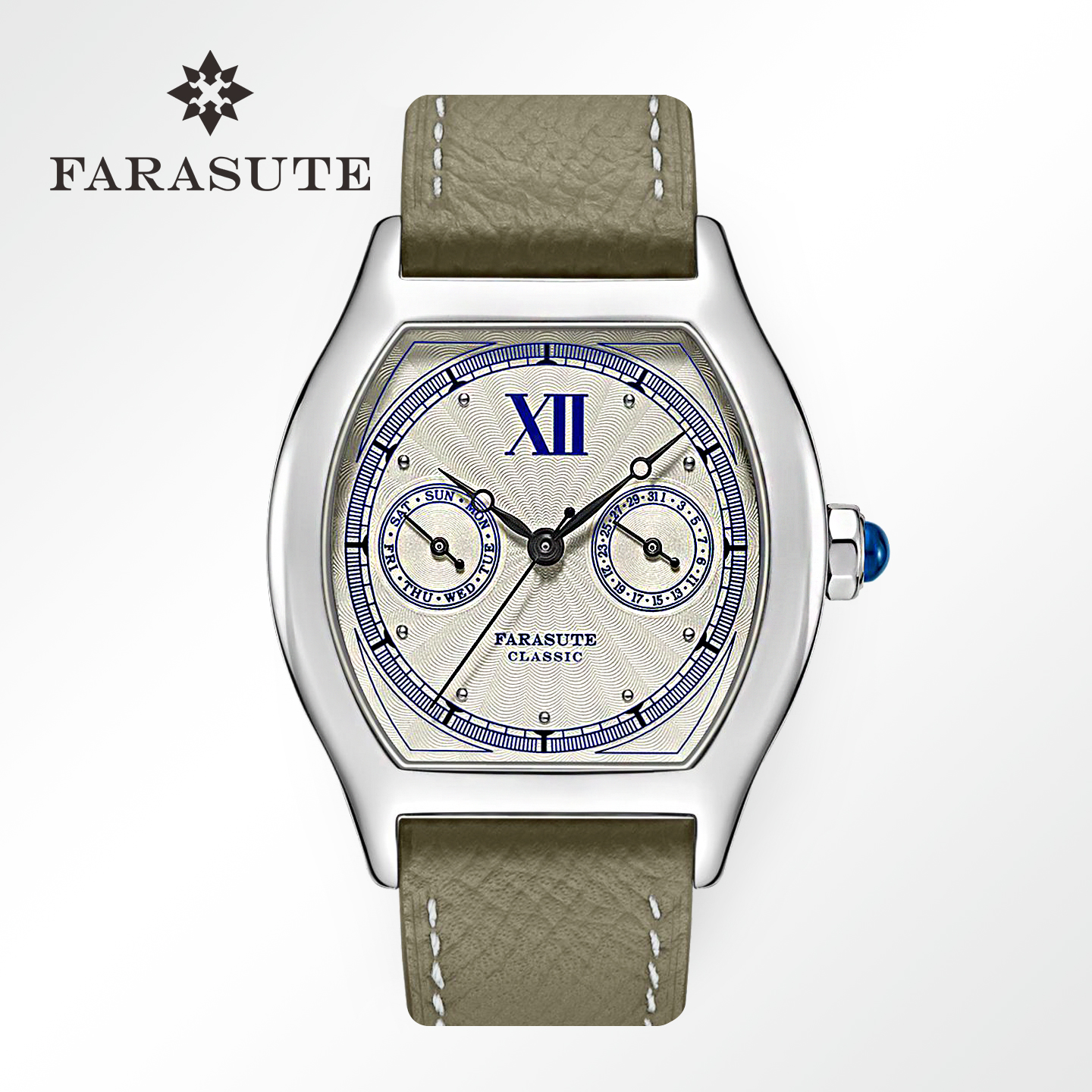 法拉苏蒂蓝宝石时尚男士通勤腕表