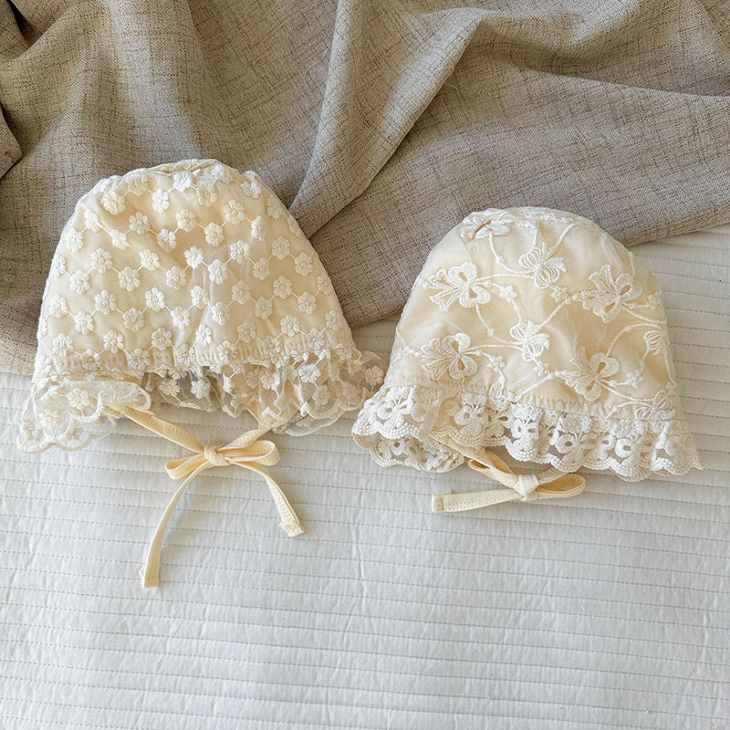 婴儿帽子春秋季女宝宝蕾