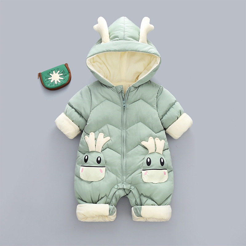 新生婴幼儿衣服冬季爬爬服宝宝