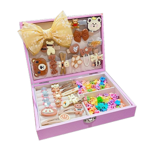 公主头绳儿童发饰六一礼盒发卡套装小女孩3岁6生日礼物4女童5首饰