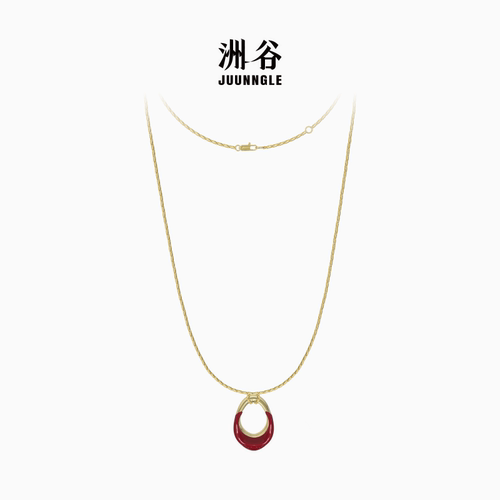 JUUNNGLE洲谷红釉项链