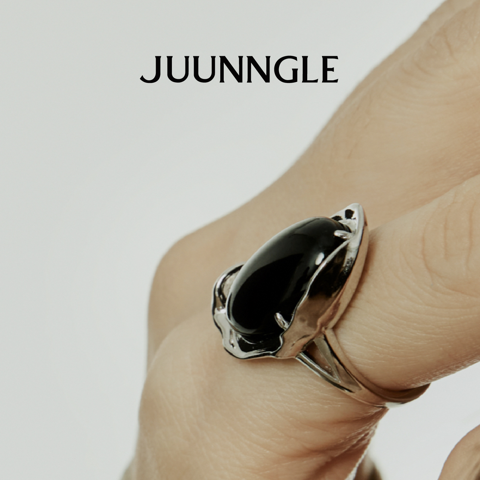 JuunnglelabS925纯银玉髓玛瑙戒