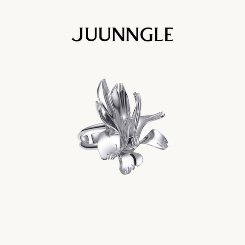 juunngle洲谷兰花戒指