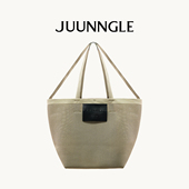 JUUNNGLEoversize针织手提单肩包包女款 轻奢小众高级感通勤女包袋