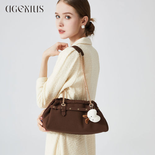 DGENIUS原创高级感手提编织包包