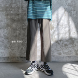 XZ409-1-K468-P40夏季棉麻休闲裤宽松顺滑垂感九分裤（控55），男装休闲裤，星座1514