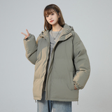 XZ409-1-MY02-P118连帽棉衣棉袄宽松大码加厚棉服外套（控158），男装棉衣，星座1514