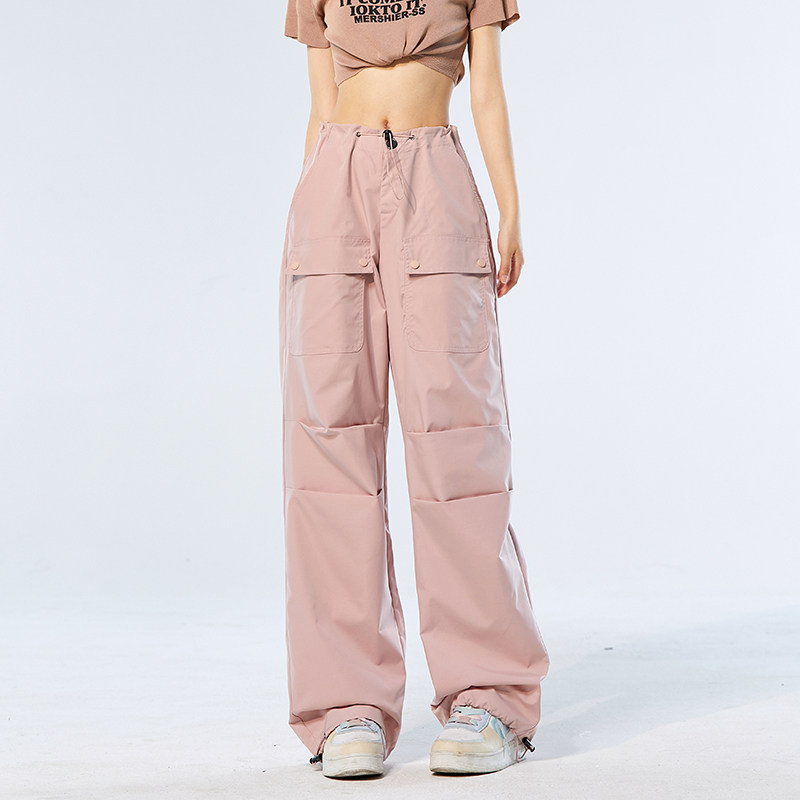 XZ409-1-K685-P60抖音品质速干面料薄款工装裤宽松休闲裤（控78,女装休闲裤,星座1514