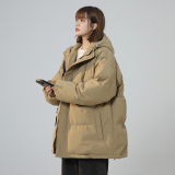XZ409-1-MY02-P118连帽棉衣棉袄宽松大码加厚棉服外套（控158），男装棉衣，星座1514