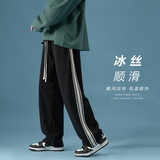 XZ409-1-K576-P35夏季冰丝顺滑九分裤薄款透气休闲裤男（控49），男装休闲裤，星座1514