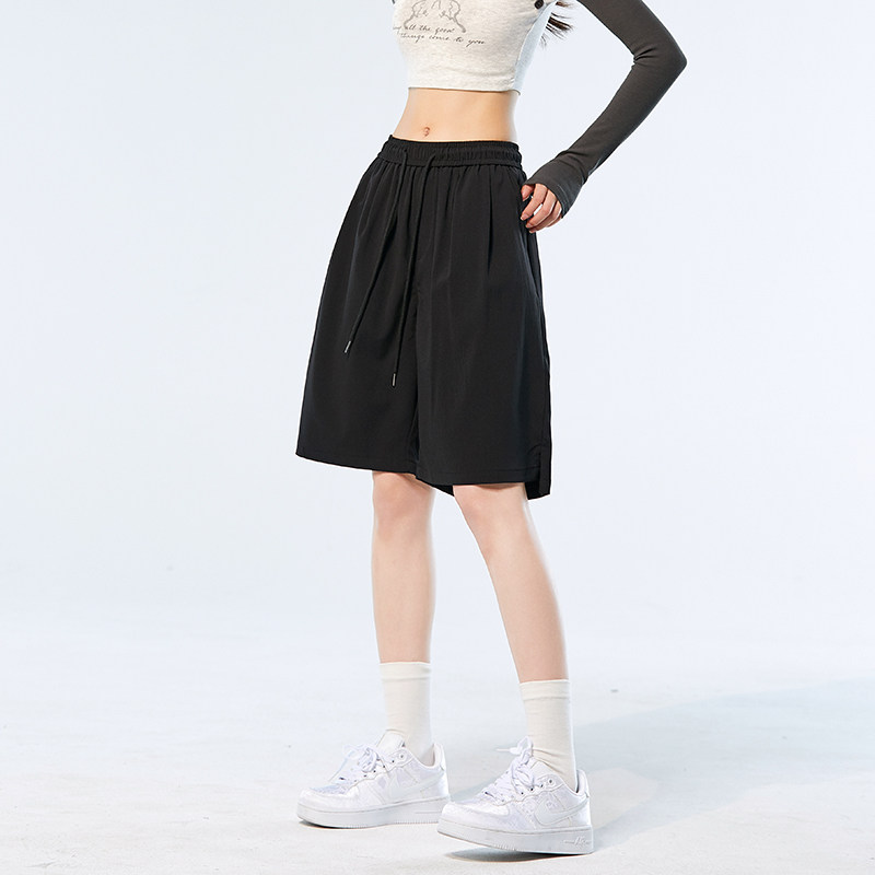 XZ409-1-K684-P20冰丝顺滑五分休闲短裤（控39）,女装休闲裤,星座1514