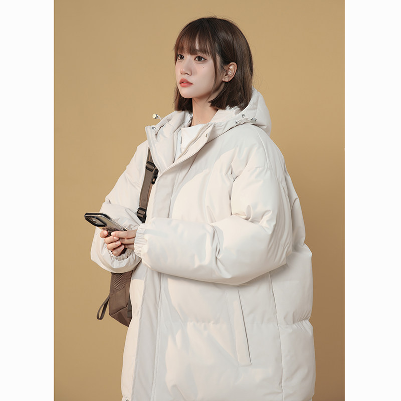 XZ409-1-MY02-P118 连帽棉衣棉袄宽松大码加厚棉服外套（控158）图片