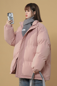 XZ409-1-MY01-P108  立领棉衣棉袄宽松大码加厚棉服外套（控148）图片