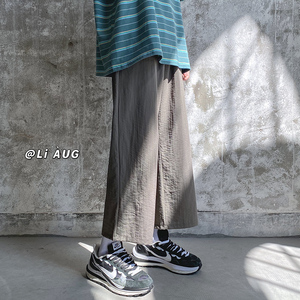 XZ409-1-K468-P40 夏季棉麻休闲裤宽松顺滑垂感九分裤（控55）,男装休闲裤,星座1514