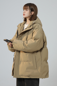 XZ409-1-MY02-P118 连帽棉衣棉袄宽松大码加厚棉服外套（控158）图片