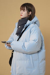 XZ409-1-MY02-P118 连帽棉衣棉袄宽松大码加厚棉服外套（控158）图片