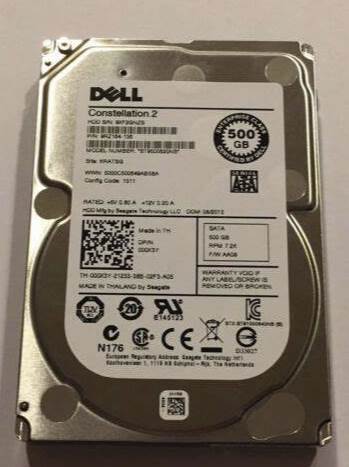 00X3Y DELL戴尔 500G SATA 7.2K企业级硬盘 2.5寸 ST9500620NS