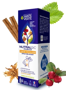 法国本土版sante verte缓解疲劳 疼痛 肌肉酸痛喷雾100ml