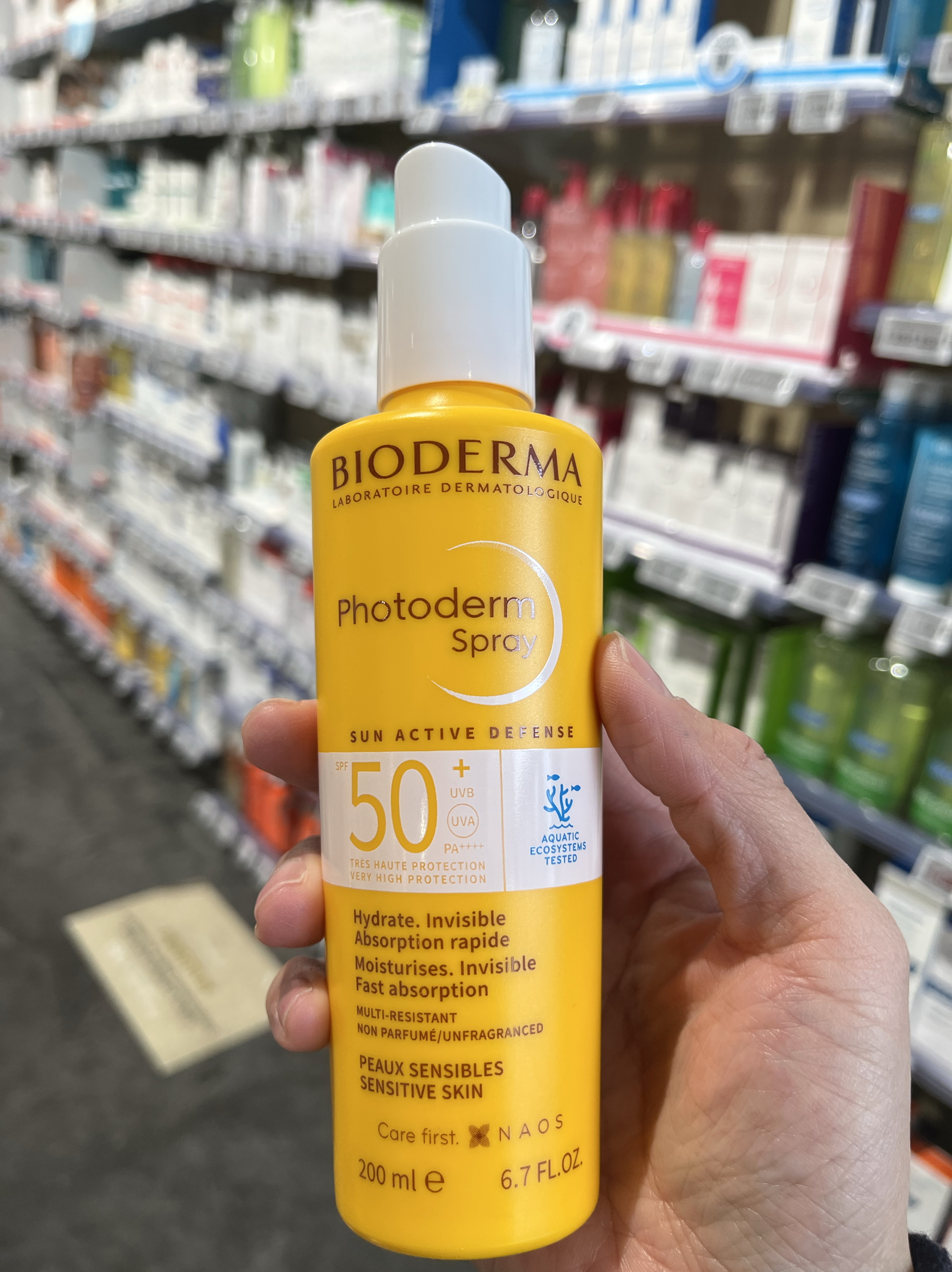 法国本土版Bioderma贝德玛皙颜倍护防护乳防晒隔离霜200ml SPF 50