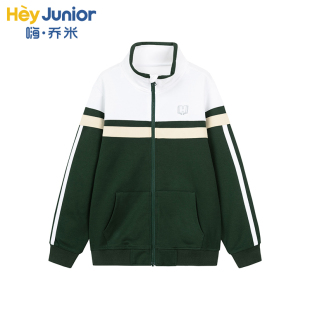 森马集团HeyJunior春秋季新男女中大儿童休闲校服上衣棒球服外套