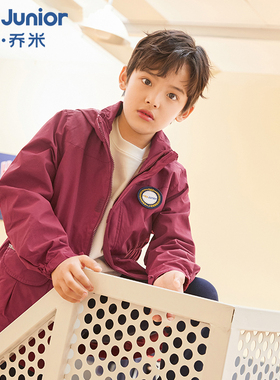 森马集团heyjunior冬男女儿童保暖外套可拆卸两件套冲锋衣摇粒绒
