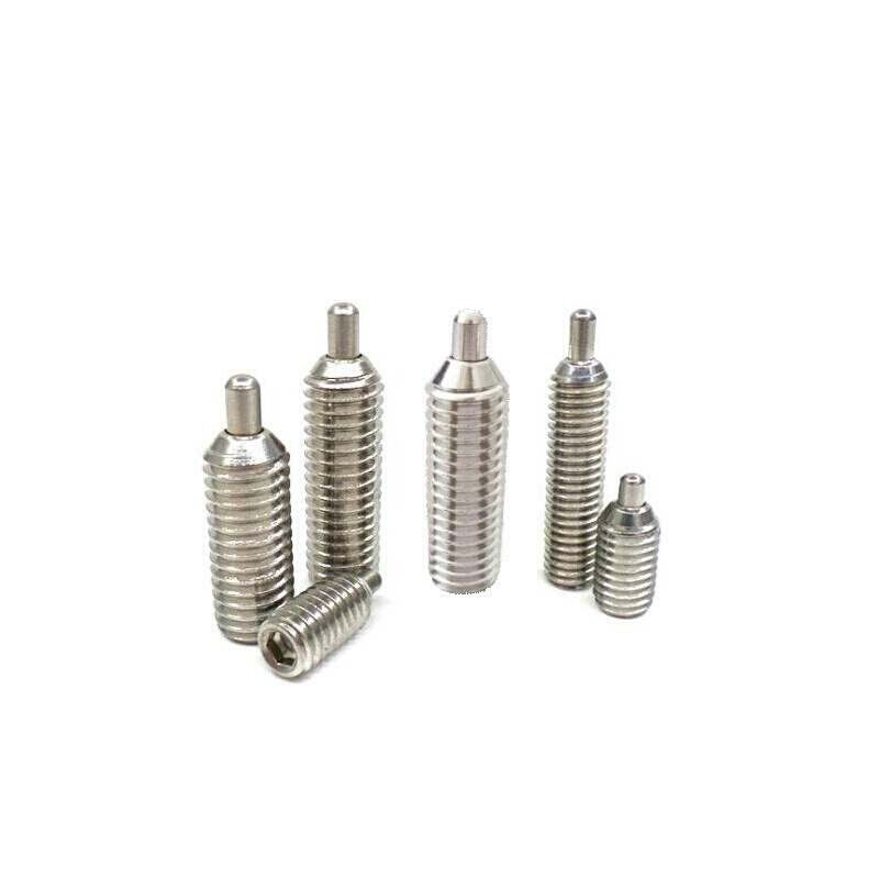 弹簧柱塞C-SPJZ3/4/5/6/8/10-10P/20P不锈钢型短型定位柱塞螺丝