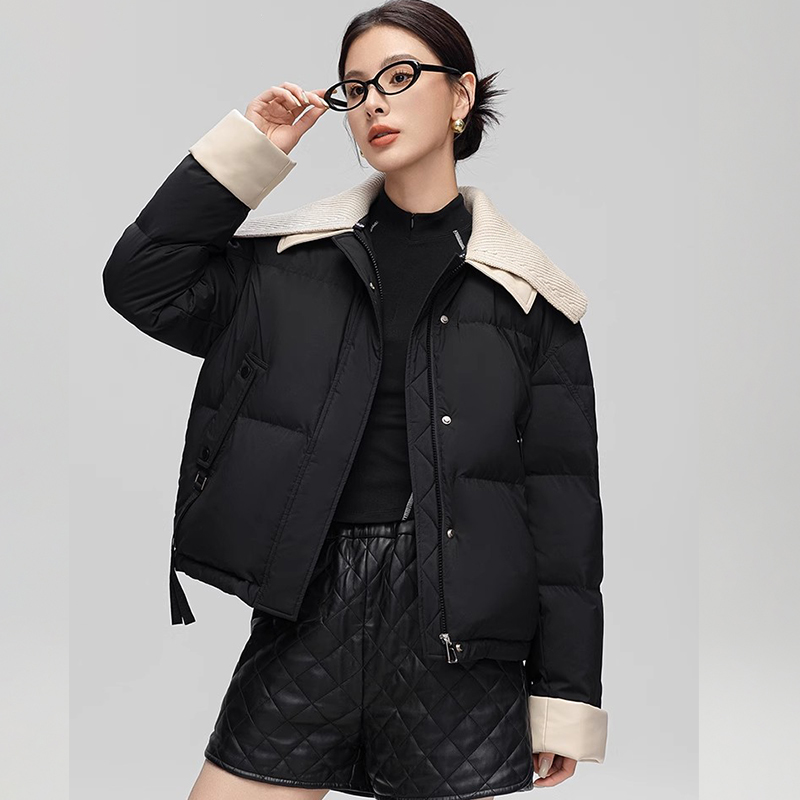 YPUT中老年加厚短款羽绒服