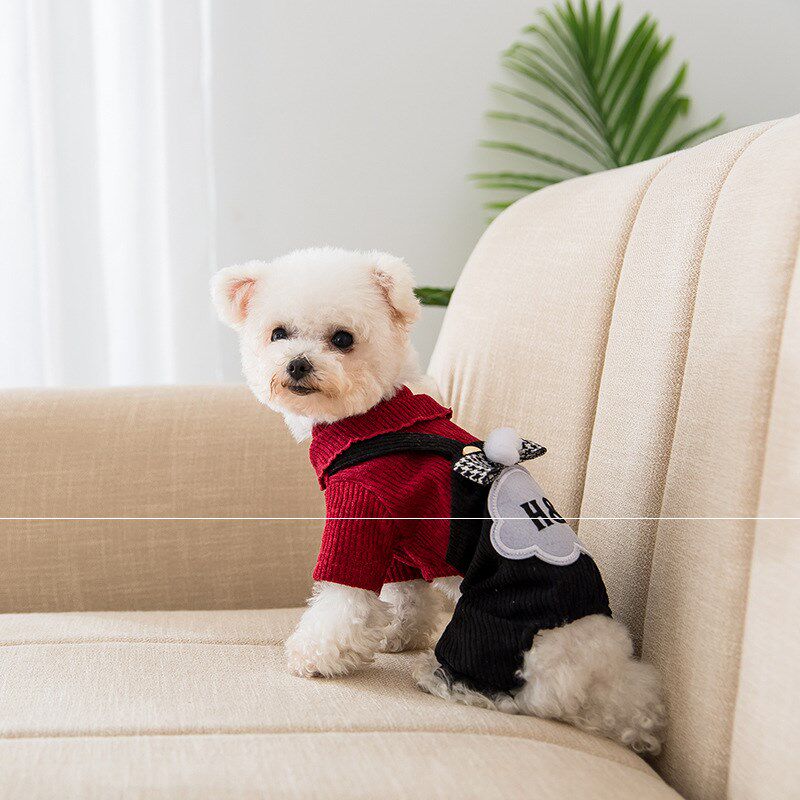 宠物狗狗衣服可爱女泰迪贵宾比熊博美约克夏蝴蝶犬用品俊介犬秋