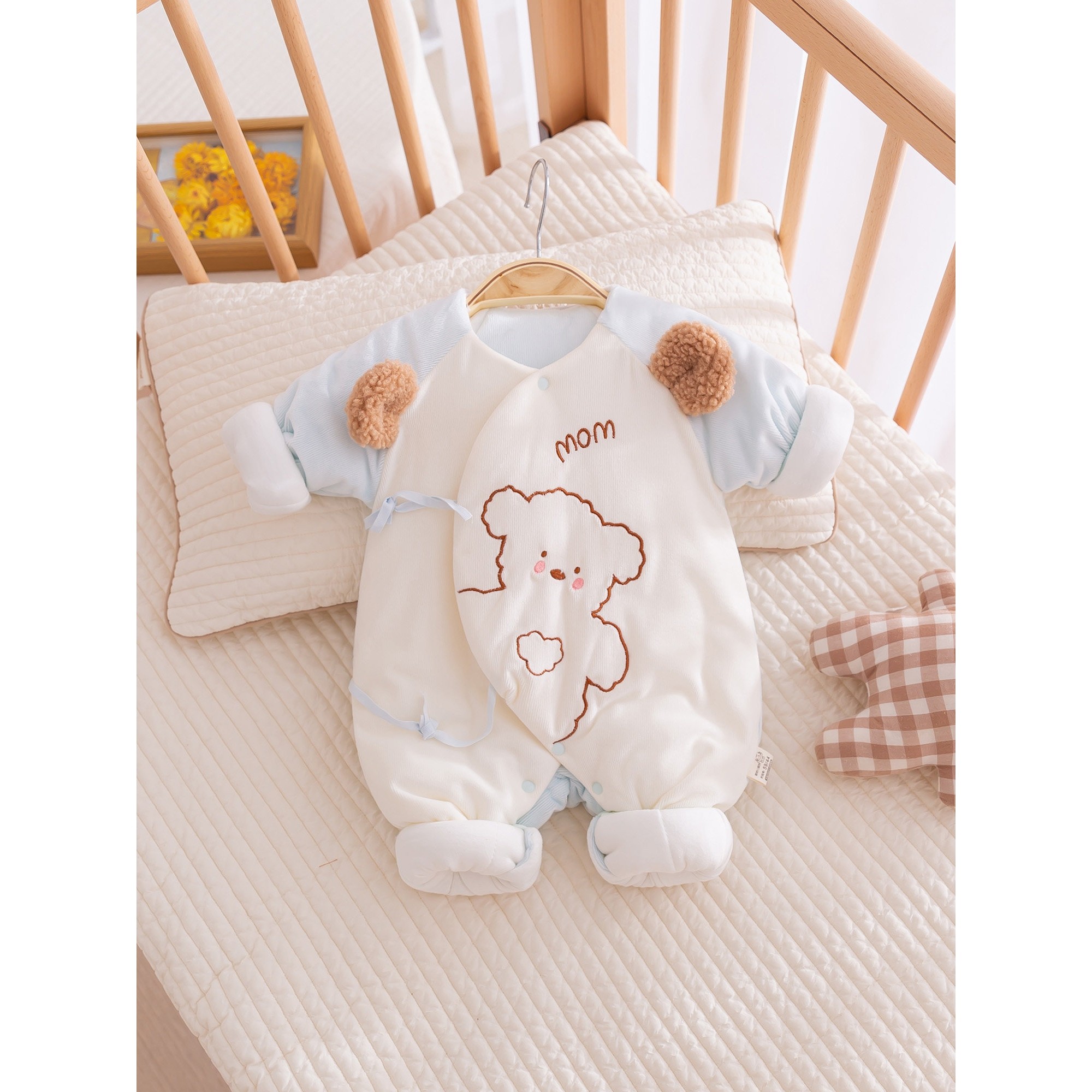 全棉纯棉新生婴儿儿衣服秋冬装连体衣夹棉衣哈衣初生宝宝加厚棉服,童装/婴儿装/亲子装,连身衣/爬服/哈衣,淘宝优惠券,粉丝福利购,淘宝优惠卷