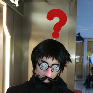 2025新款神奇符号发箍感叹号问号发夹自拍道具拍照神器创意箭头