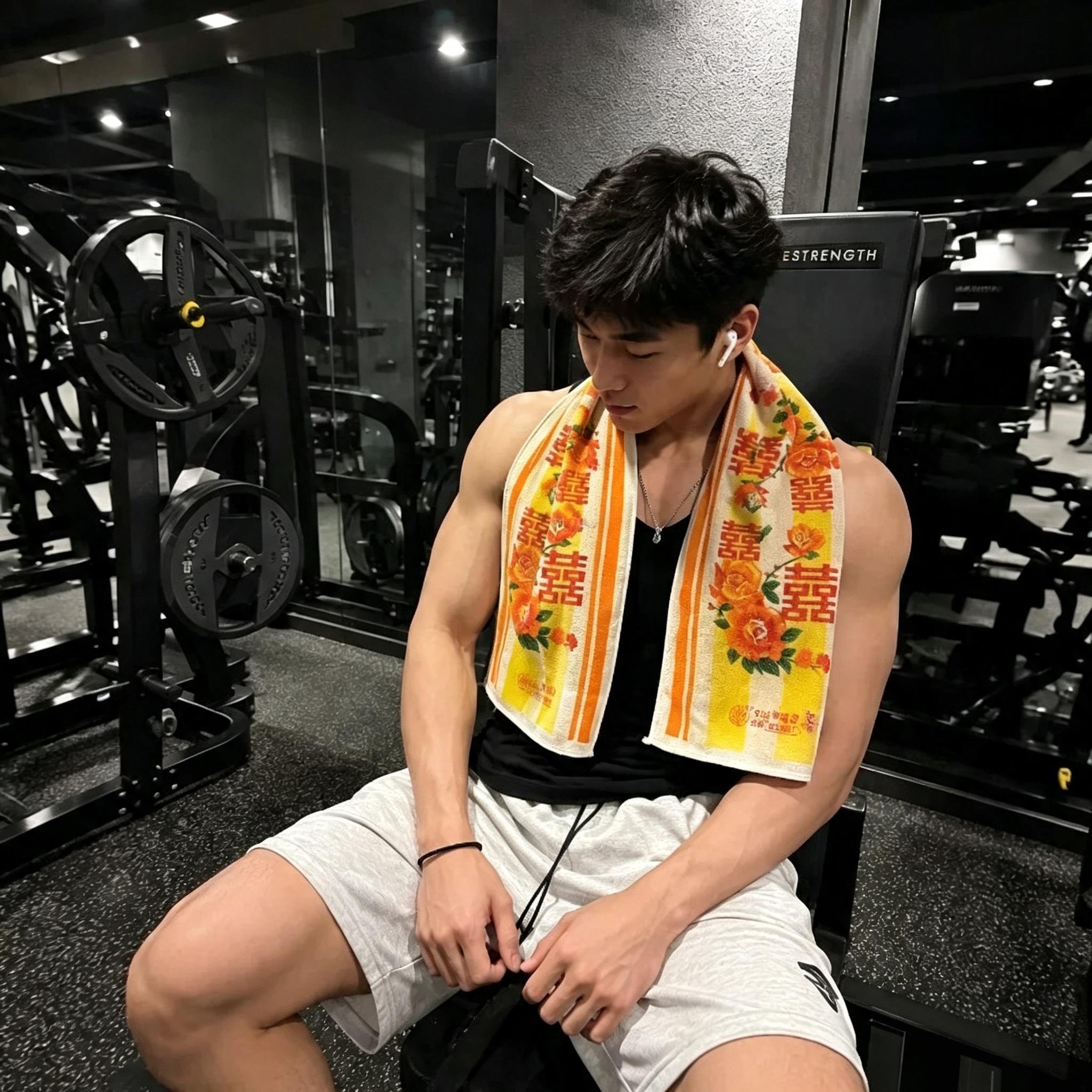 隔脏面巾老祖宗严选!老钱风健身