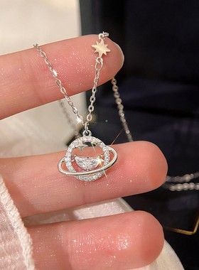 999纯银项链女夏轻奢小众设计吊坠锁骨链送女友情人节礼物新款