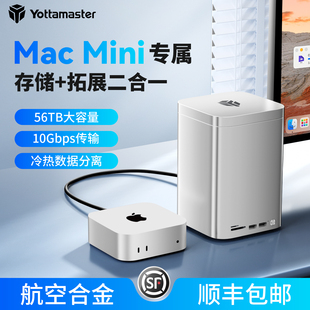 尤达大师M2固态硬盘阵列柜3.5寸机械sata读取器RAID外接盒拓展坞