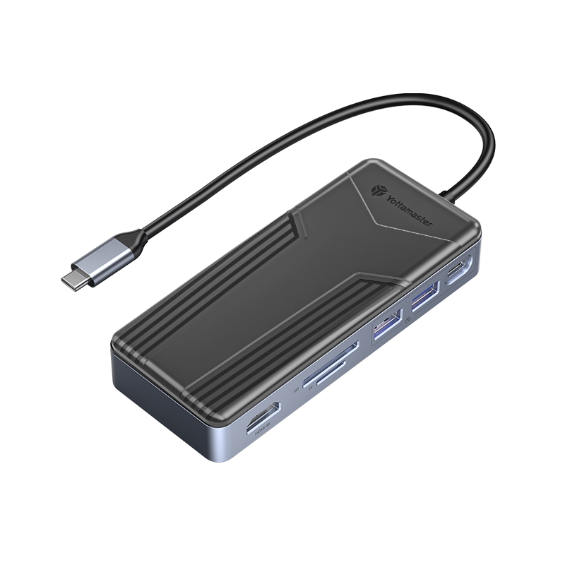 尤达大师拓展坞typec扩展坞M2固态硬盘盒usb转HDMI分线器SATANVMe适用于ipadMac苹果笔记本电脑网口转接头