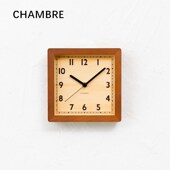 实木可挂墙桌面台钟静音时钟 日式 CHAMBRE日本原装 进口新款