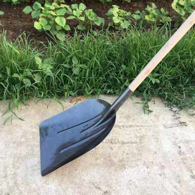 厂销厂销号铁锹方锹用厚全钢料饲铲子垃圾铲雪锹养殖场清X粪铲品