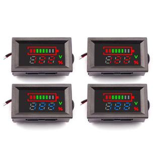 24v36v48v60v72电动车电量表显示器锂电池铅酸电瓶数字电压表电池