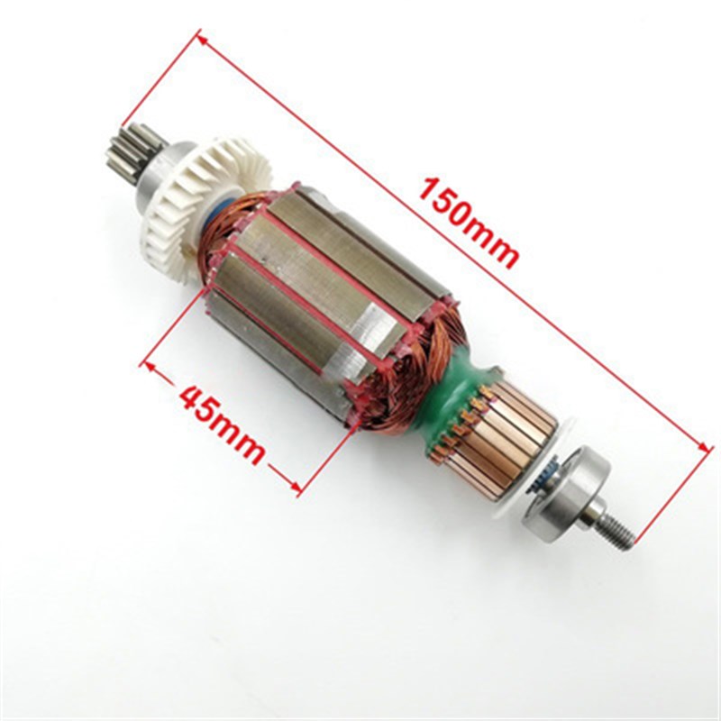 伊利洗车机Hc8030B4系列碳刷B电机轴芯清洗机水枪头洗车泵电机转