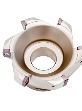 钢刀盘直角铣刀盘300R400R面铣飞刀盘数控BT40刀盘合金R5铣刀盘KM