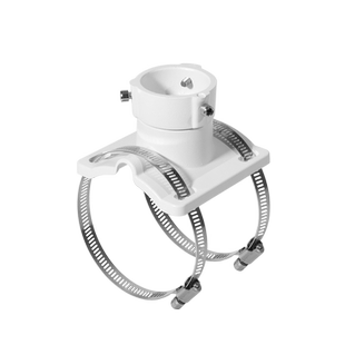 监控球机抱箍支架铝合金海康大华高速球枪机摄像头通用电线杆抱柱