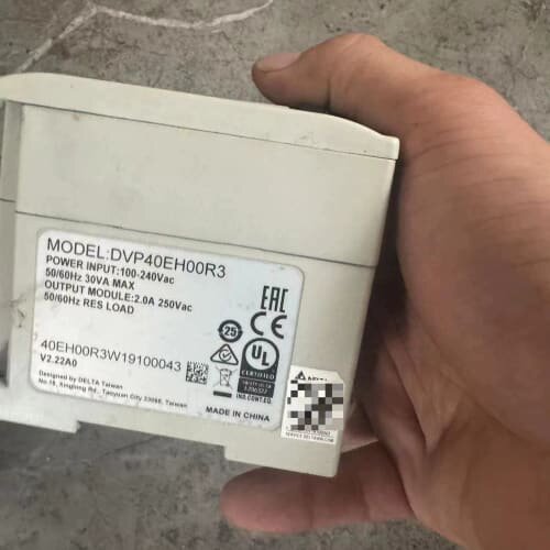 议价台达PLC DVP40EH00R3，2.22版本，原装拆机，维修