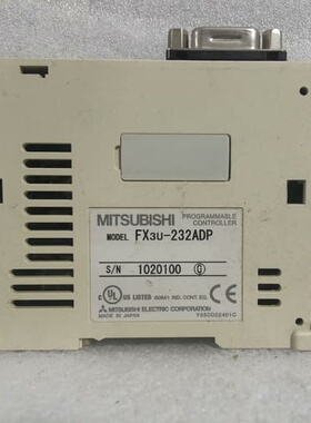 议价三菱PLC FX3U-232ADP实物图，功能完好，成色漂维修