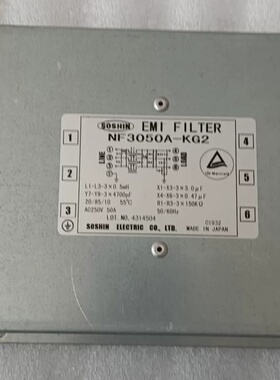 议价日本SOSHIN电源滤波器 NF3050A-KG2 成色如图维修